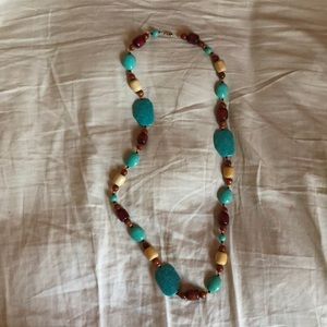 Hand-made bohemian necklace.